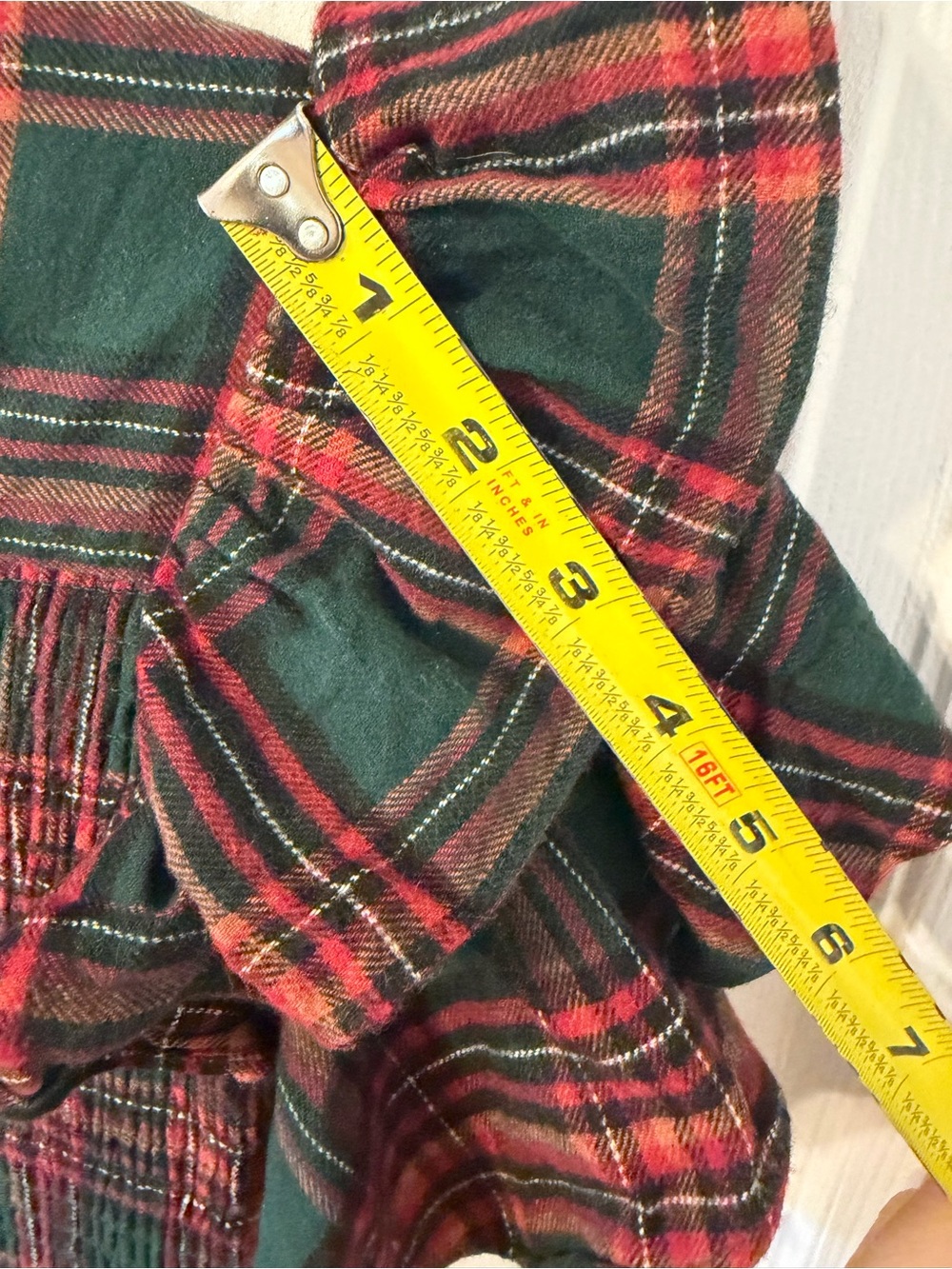Ivy City Co. Hattie Midi Dress in Evergreen Plaid - Picture 4 of 5